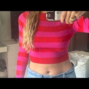 Powderpuff cropped sweater